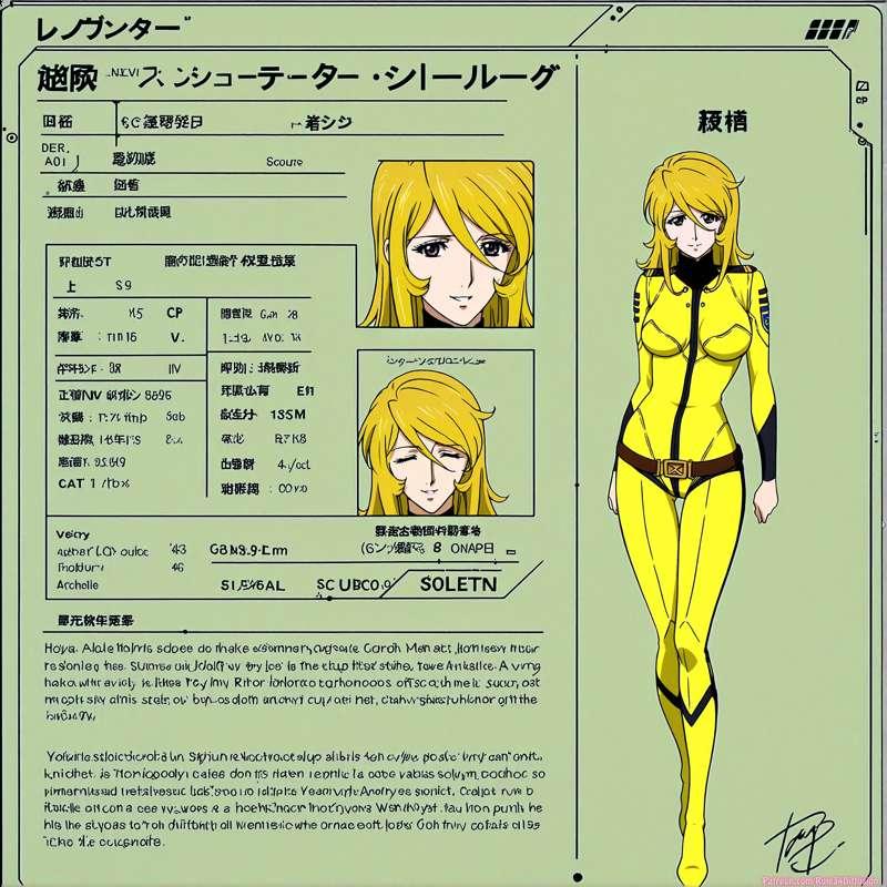 [Character Commission] You Mori of Star Blazers Space Battleship [Gen 2.5]
