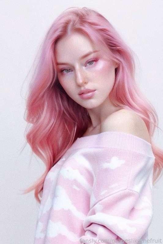 🌸🎀 #princess #sugarbaby #goddess #pinkpussy #pinkhair #ai #aesthetic #perfect 