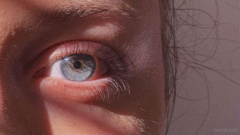 I took this cool picture of me eye <3
