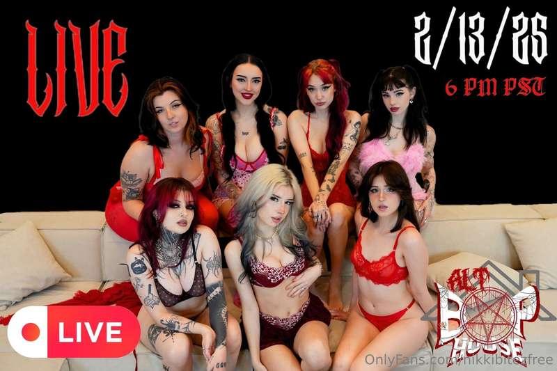 going live on @nikkibitez tonite 6PM PST with the alternativ..