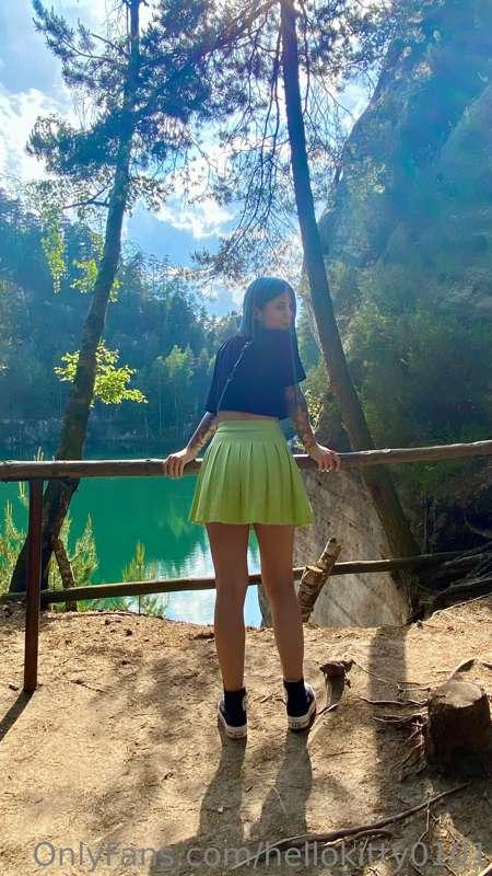 Guess what's under my skirt😝🤭🤫))))