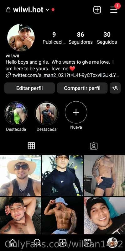 Don't forget to follow me on my new instagram profile: wilwi..