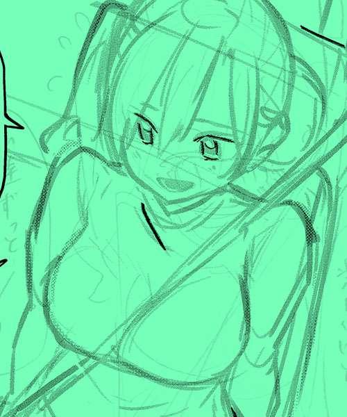 5 Underdrawing　12.June