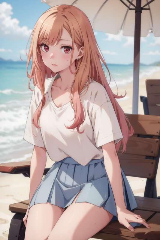 MARIN KITAGAWA 1/2 💓 (Swipe to undress)