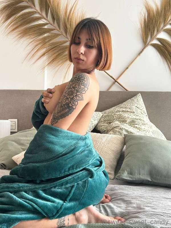 Do you want me to slide the robe even further? 🤭😏