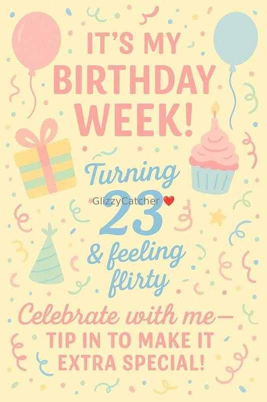 Birthday girl’s got one wish… and it involves you, no clothe..