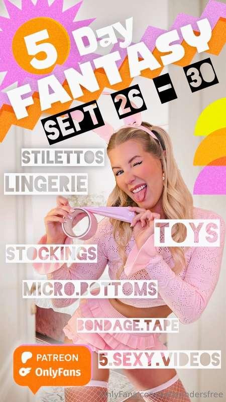 My ✨5 DAY FANTASY is HERE! DAY 1!✨ In this 15:19 vid we expl..