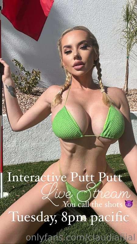 Tomorrow! A different kind of NAUGHTY stream! 

⛳️ Tip $5 to..