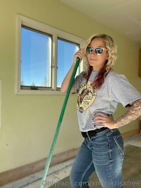 It’s the perfect weather to clean the garage