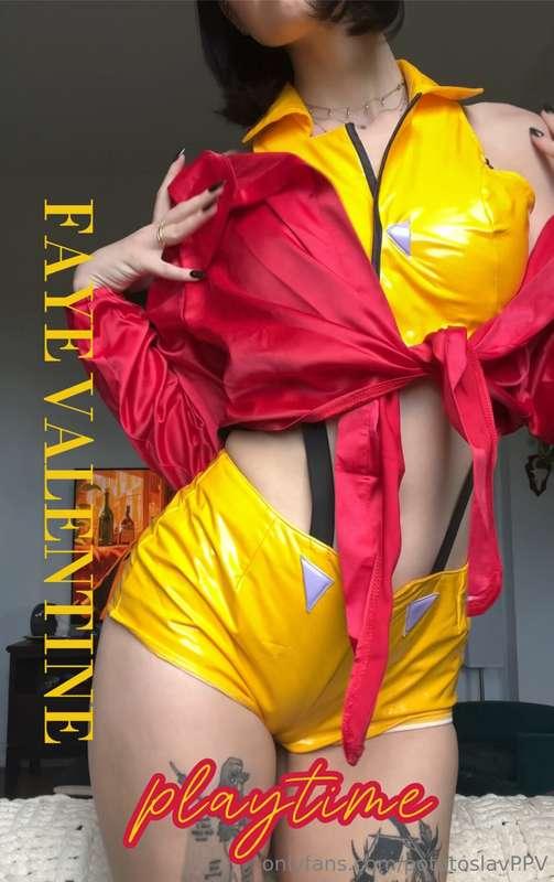 New Faye Valentine cosplay PPV just dropped after me fightin..