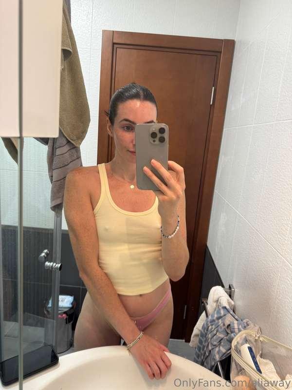 You know what happens when I put my hair up 😉