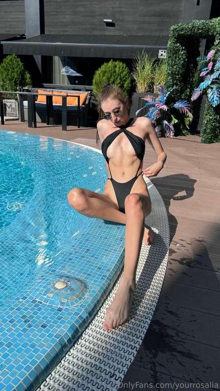I'm ready to wear this swimsuit for the rest of my life. Tel..