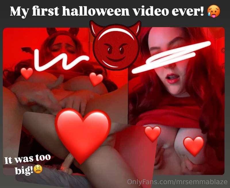 Happy Halloween Handsome Devil!!!😉❤️ wanna see me play with ..