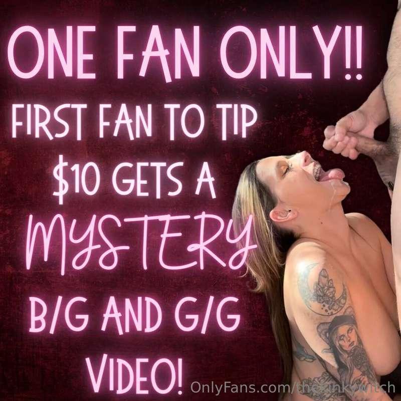 One lucky fan only!! 🍀 Tip $10 now & get TWO videos for the ..