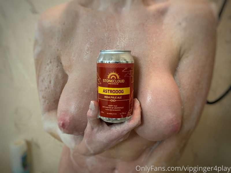 Today’s shower beer brought to you by Astrodog IPA 🍺