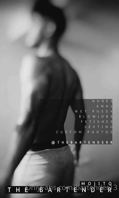 Introducing THE BARTENDER.  This HOT LATIN BOY is a master m..