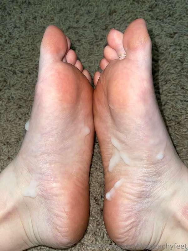 Which one of you is going to clean this mess up off my feet ..