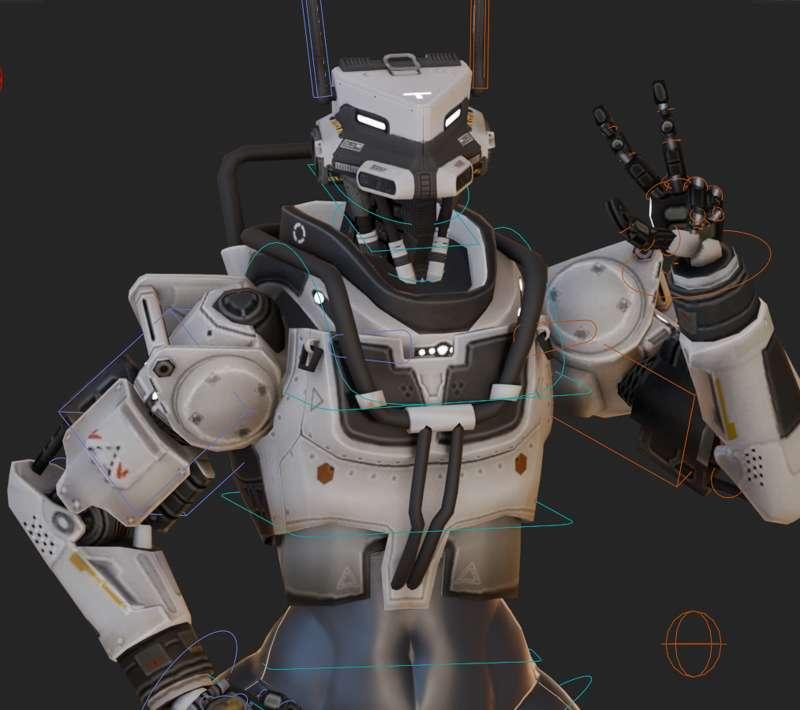 Slooty robot animation almost fully ready!