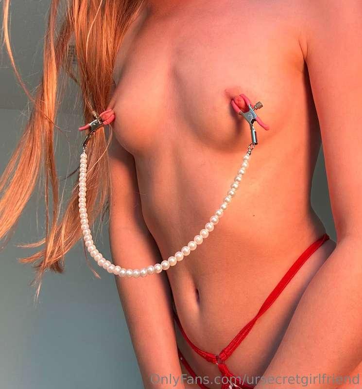 The feeling of my sensitive nipples after leaving these on f..