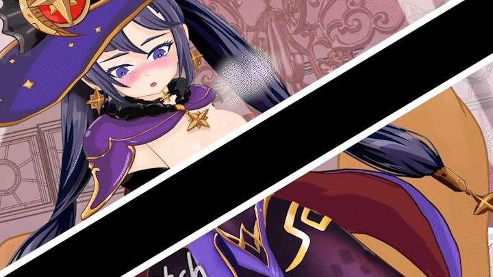 【Gif】Mona sample animation clip
