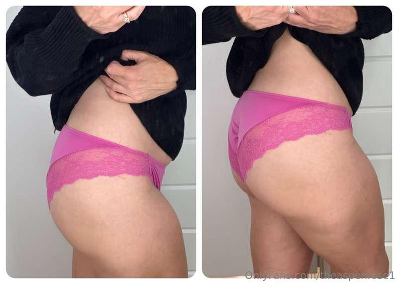 Do you want a closeup of the panties? Mmm…and now I’m thinki..