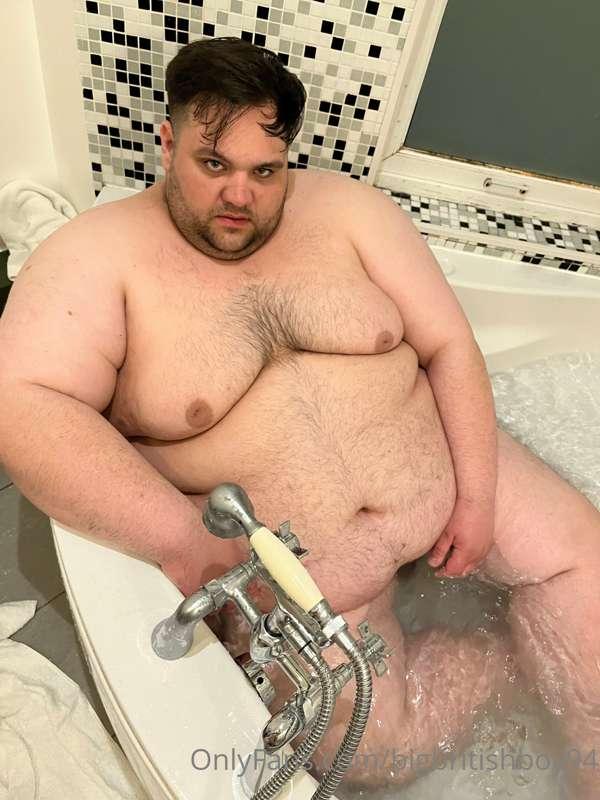 Just bathing in all that fat