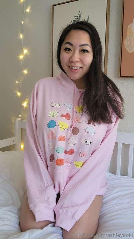 Do you prefer the boobs on or under my sweater?