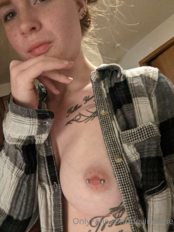 Switched out the piercings!