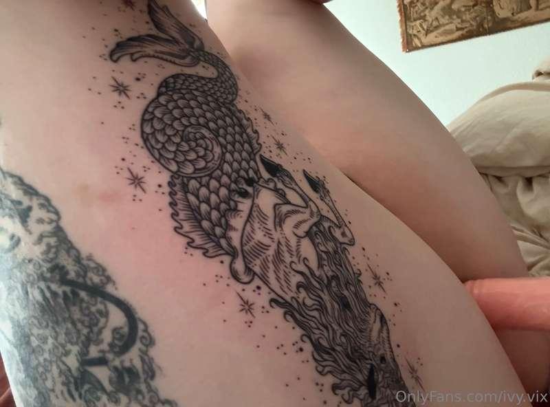 Aw you can see my new tattoo when I fuck myself 🫶🫶🫶🫶