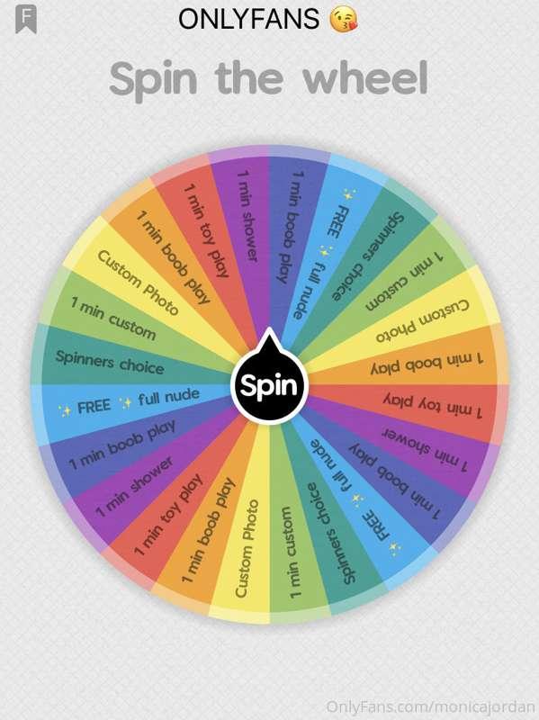 Let's play a game 💦🤫
$5 = 1 spin
$10 = 2 spins
$15 = 3 spins..