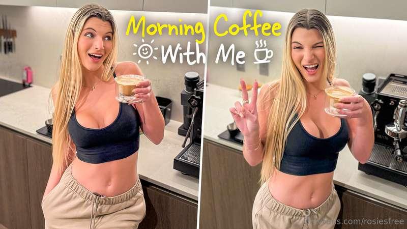 Making My Morning Coffee ☕I overslept today (oops) but coffe..