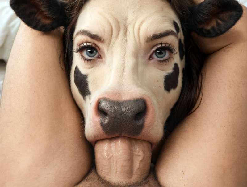 POV: Cow Between Your Legs