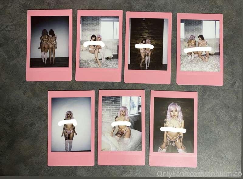 I have some EXTRA special nudie polaroids of @riotdoll and I..
