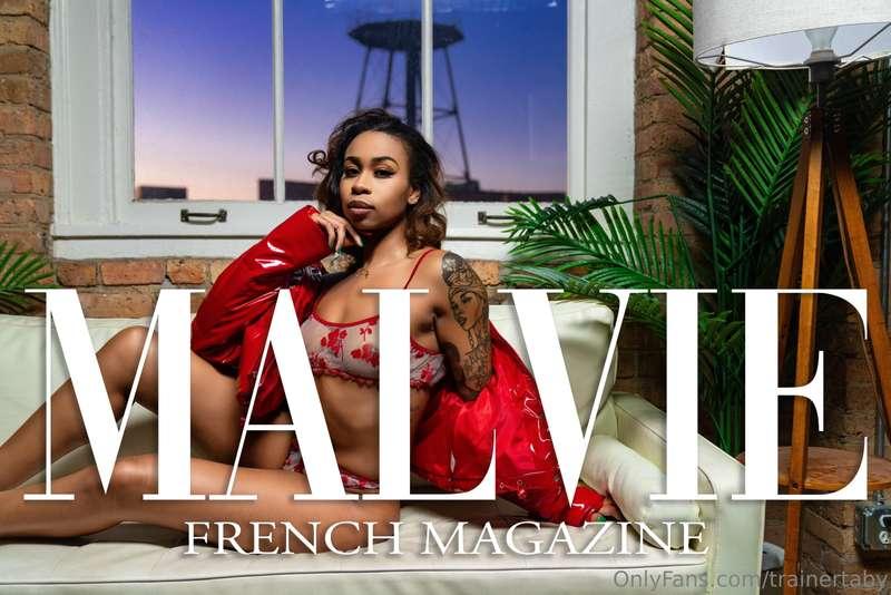 I’m published in Malvie magazine!!🥰🤞🏾thank you for always be..