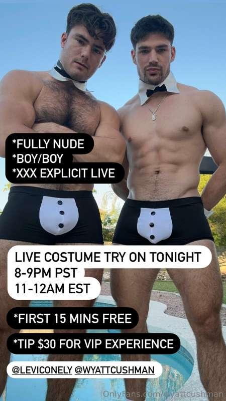 🎃 LIVE COSTUME TRY ON AT 8PM PST / 11PM EST 🔥 with an XXX en..