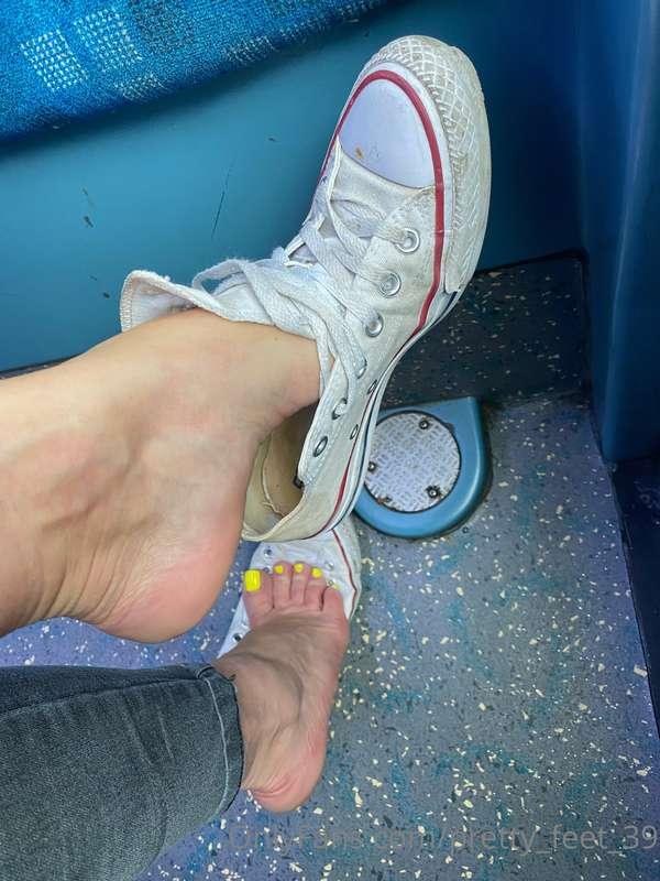 These old converses are my smelliest pair of shoes and today..