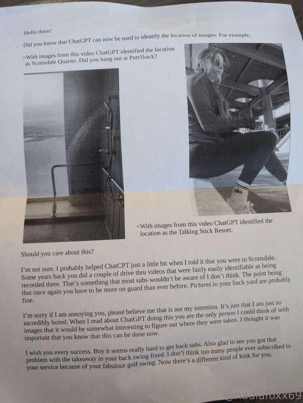 This showed up in my mail today with my address on it, if it..