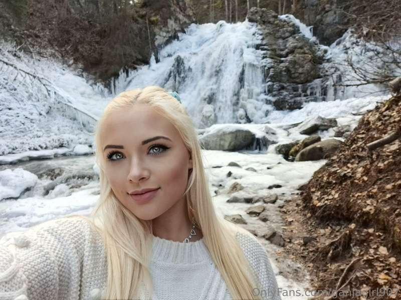 Ice princess at my favorite waterfall of all time, always ho..