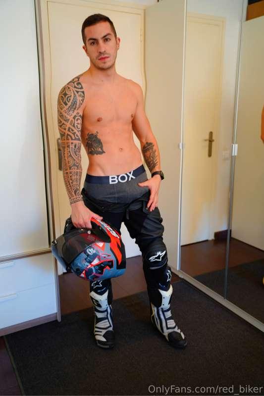 Hey, I'm almost ready to go out on a motorcycle, do you want..