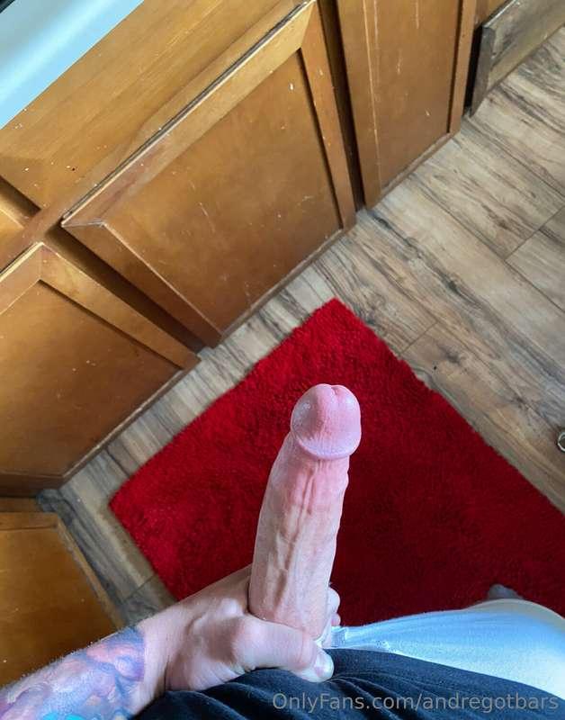 Hard cock for you to lick
