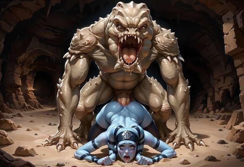 Aayla Secura x Rancor