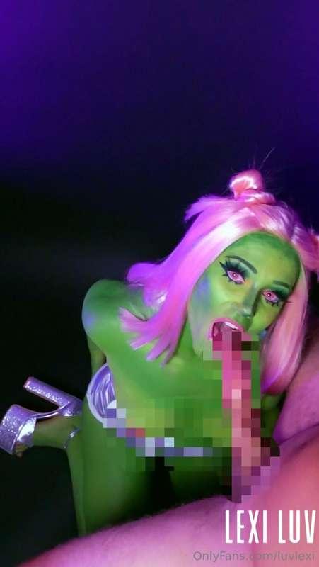She is from outer space and her blowjobs are out of this wor..