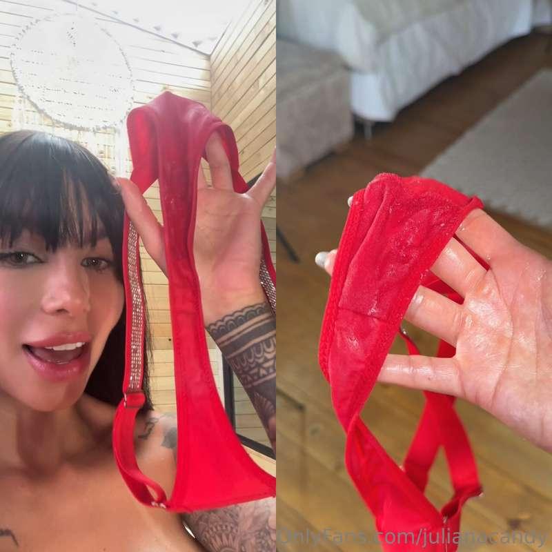 😱😱😱💦💦💦I'll be raffling off my thong that I just used for a s..