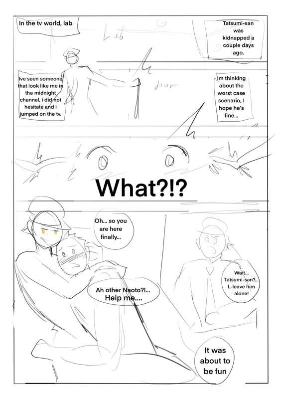 April comic pages (wips)