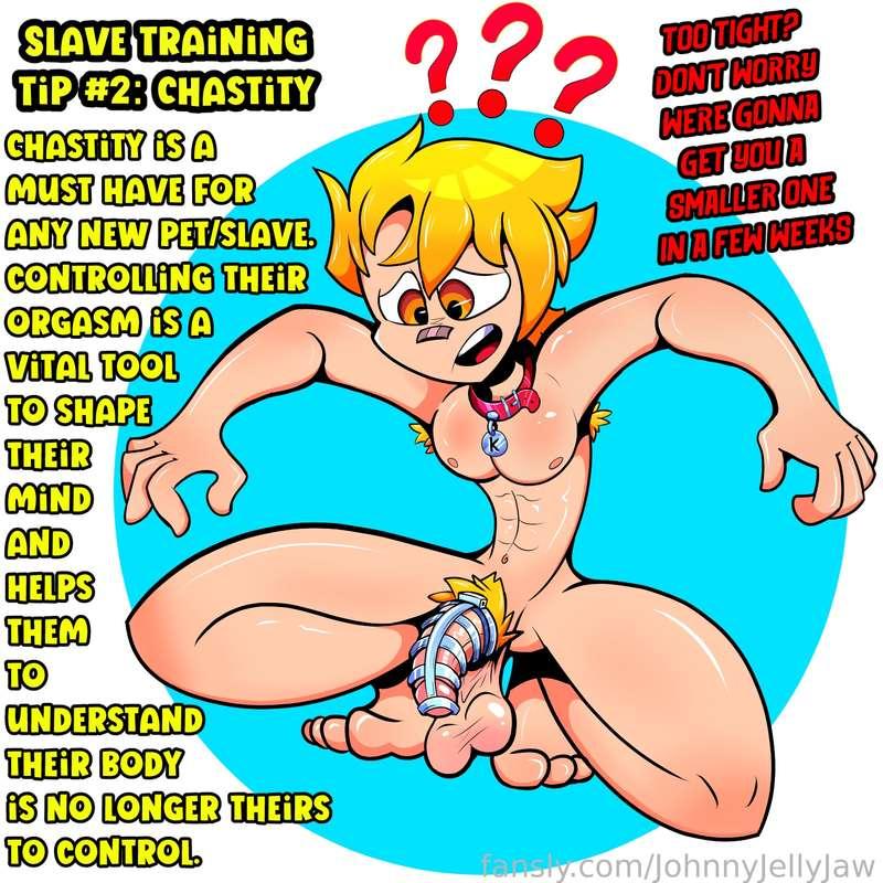 Slave Training Tip #2 Chastity.

#dom #sub #chastity #tips #goon #gooner #art #digitalart #toon
