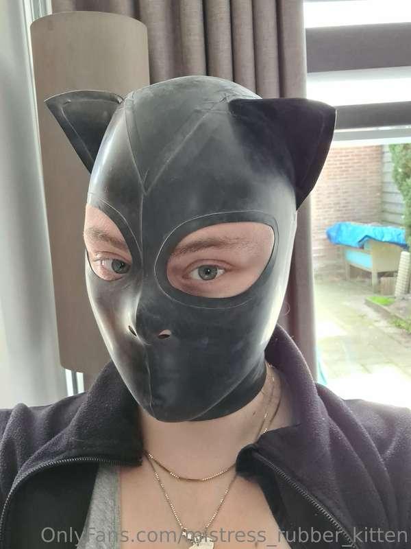 I love my new cat mask 😍