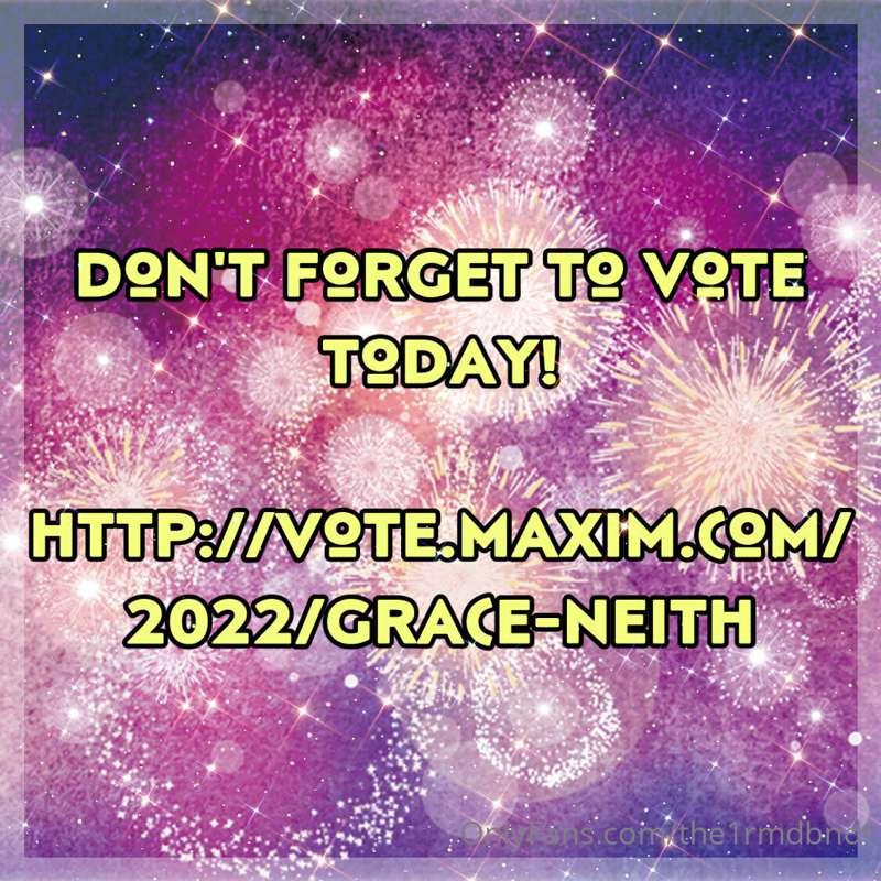 DON'T FORGET TO GO VOTE TODAY!!
http://vote.maxim.com/2022/g..
