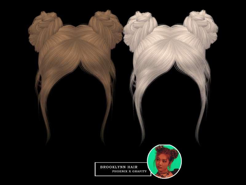 Phoenix X Grafity - Brooklynn Hair [ simblreen gift ]