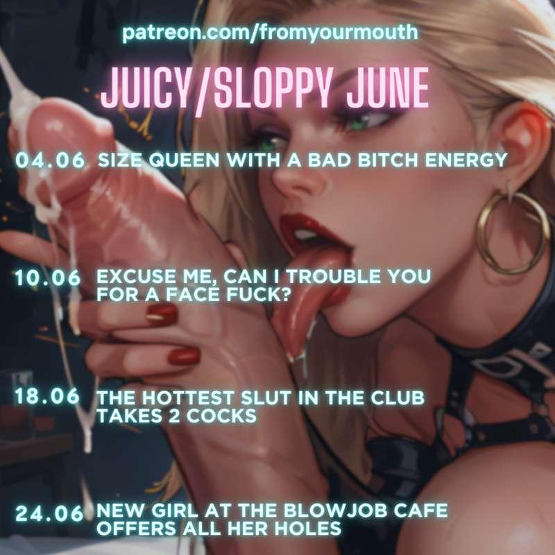 June Treats Schedule! 🍭