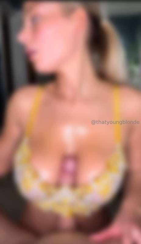 Fucked in missionary & finished with a tit fuck💦 10 min tape..
